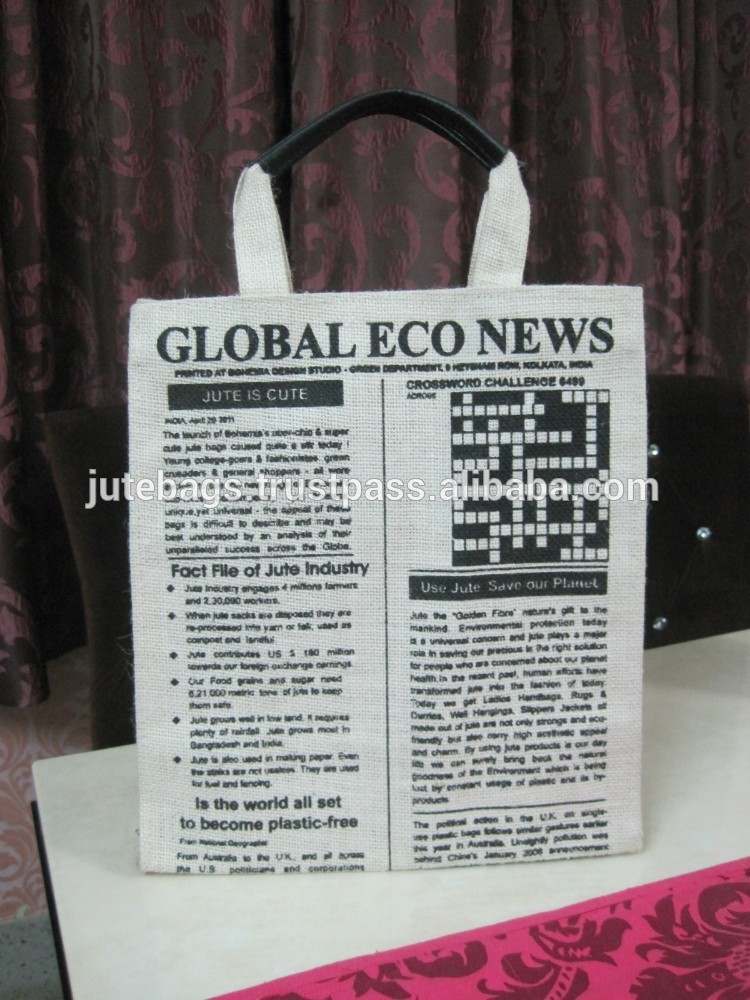 ニュースペーパー2015印刷の麻袋-包装袋問屋・仕入れ・卸・卸売り