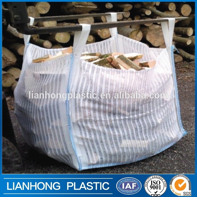 色はptinted21トントンの大きな袋、 100％原料pp織バルク袋中国、 木材のために使用され大きな袋、 建設、 砂-FIBCバッグ問屋・仕入れ・卸・卸売り