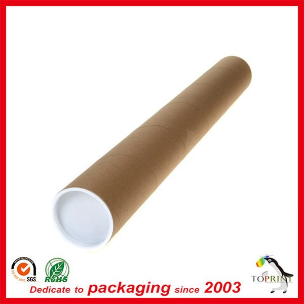 熱い販売のメーリング紙管2015出荷チューブ包装シリンダーポスター茶色のクラフト紙管形のシンプルなデザイン安い価格-包装用チューブ問屋・仕入れ・卸・卸売り