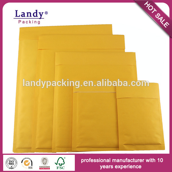 A6サイズ黄色クラフトバブル封筒バブルバッグメーカー-郵送用封筒問屋・仕入れ・卸・卸売り