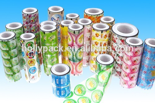 Pp/pe/ps/ペットプラスチックゼリーカップ封止膜ロゴの印刷と-包装袋問屋・仕入れ・卸・卸売り