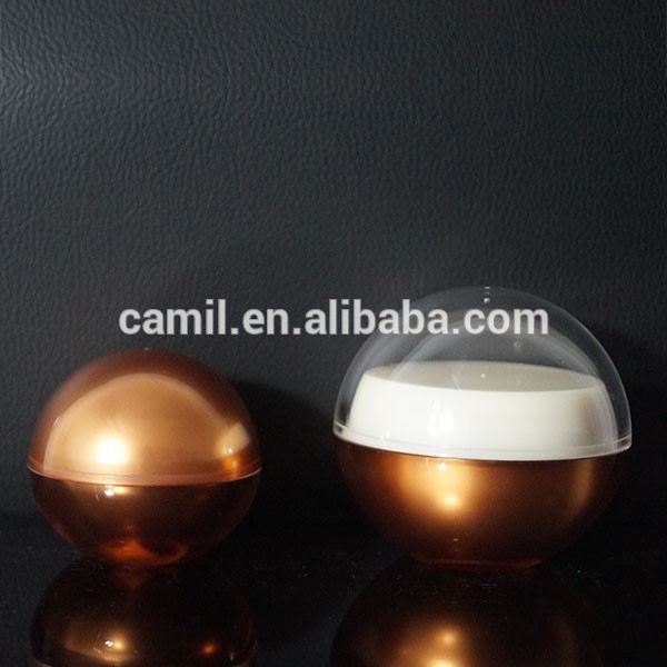 15ml30ml50ml金ボールの形のブランド化粧品容器販売のための-瓶、容器類問屋・仕入れ・卸・卸売り