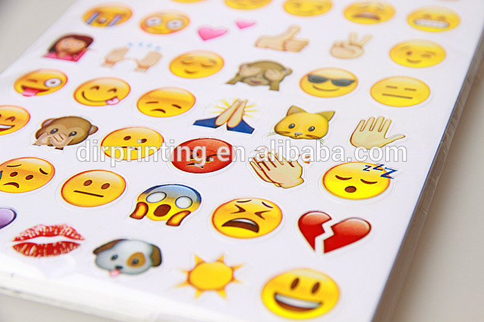 のすべての種類emojiemojiかわいいステッカーステッカーパック-包装ラベル問屋・仕入れ・卸・卸売り