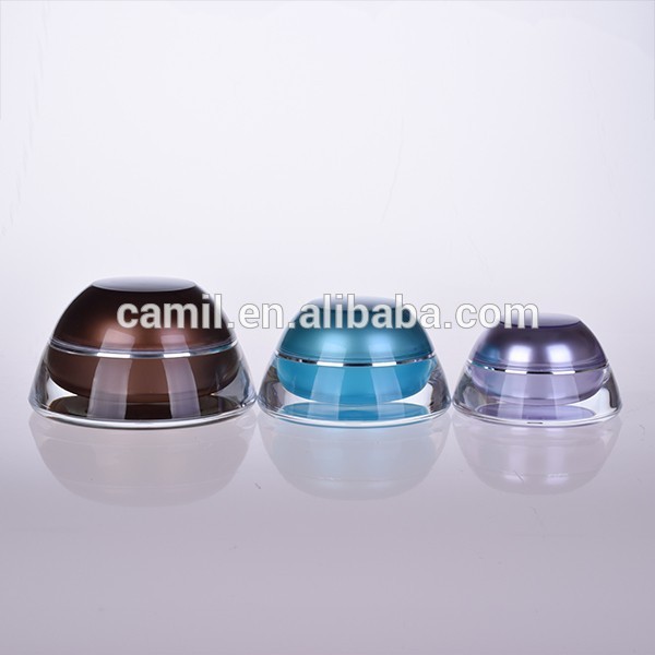 ドーム型15ml30ml50ml空の化粧品用アクリルジャー-瓶、容器類問屋・仕入れ・卸・卸売り