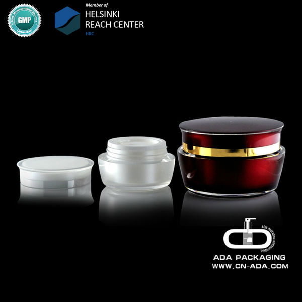 ADA-CP-119プラスチック化粧品包装クリームジャー/顔のクリームジャー/高級クリームジャー15ミリリットル、30ミリリットル、50ミリリットル-瓶、容器類問屋・仕入れ・卸・卸売り