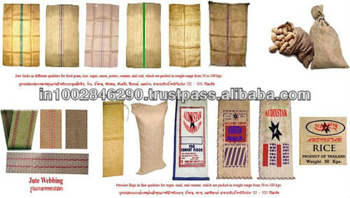 ジュートヘシアン袋/ジュート黄麻布の袋-包装袋問屋・仕入れ・卸・卸売り