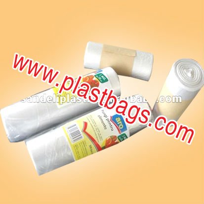 自然なプラスチック食糧はショッピングのためのロールで袋に入れる-包装袋問屋・仕入れ・卸・卸売り
