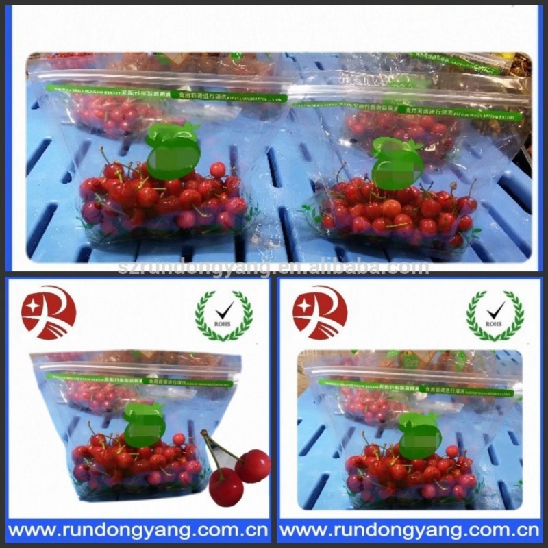 透明なプラスチック製のスライダージップロックの包装のための陽気さとブドウの果実袋-包装袋問屋・仕入れ・卸・卸売り