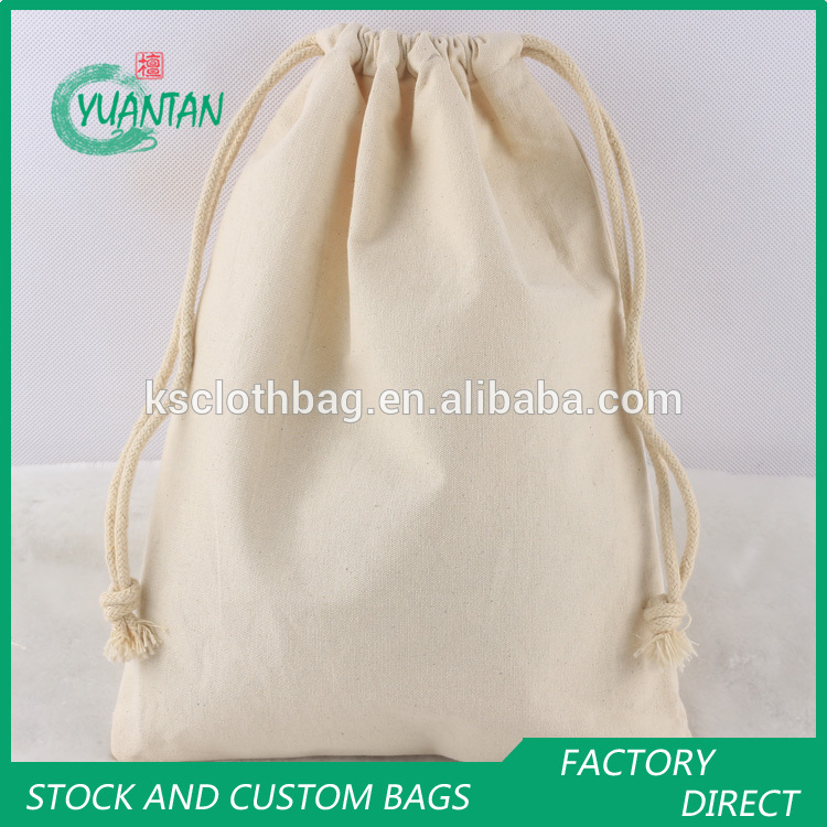 再利用可能なパッケージ白巾着キャンバスの米の袋の製造卸売安い価格-包装袋問屋・仕入れ・卸・卸売り