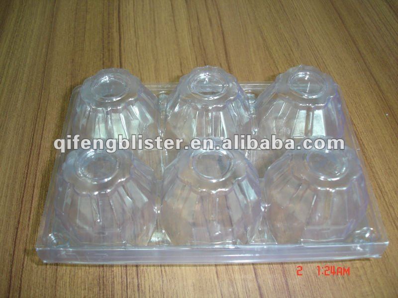 卵6穴プラスチックトレイ、/クラムシェルブリスターパッケージ/包装サプライヤー-包装用トレー問屋・仕入れ・卸・卸売り