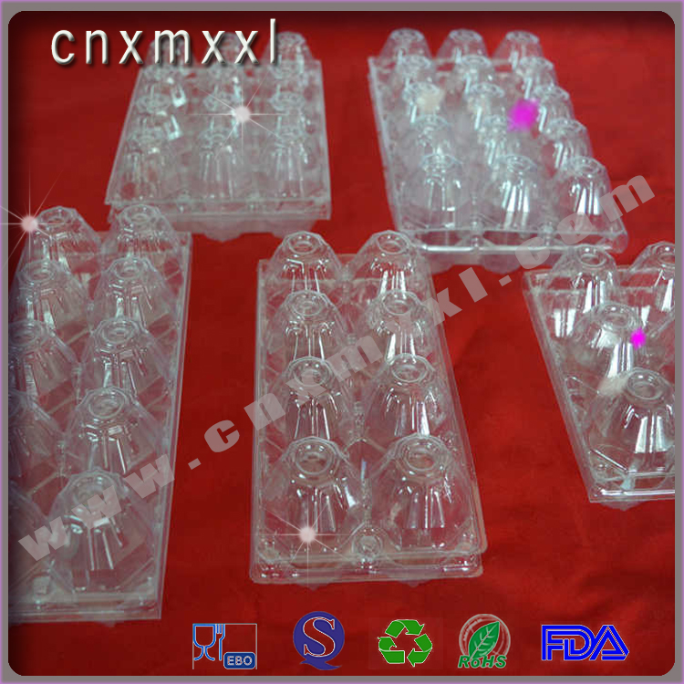 4 、 6 、 8 、 9 、 10 、 12 、 15 、 30 ユニット使い捨て透明な プラスチック卵トレイ包装-包装用トレー問屋・仕入れ・卸・卸売り