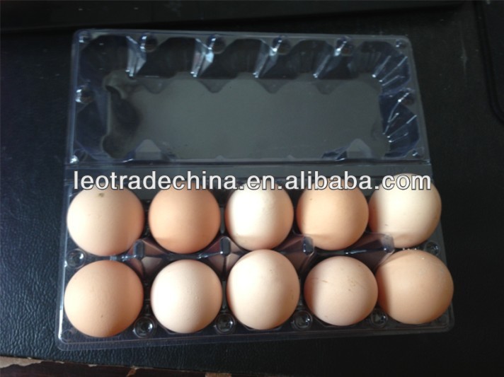 透明なプラスチックの卵トレイ10/pvc/eng/エッグのプラスチックボックス、 卵ホルダートレイ、 鶏の卵ホルダー-包装用トレー問屋・仕入れ・卸・卸売り