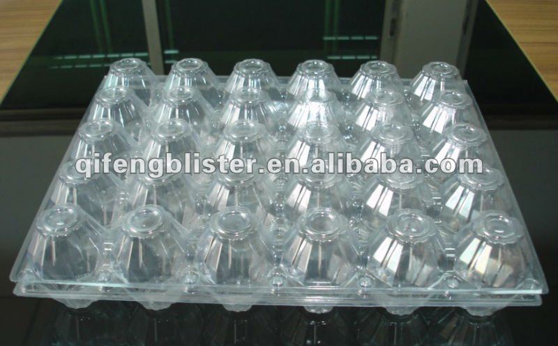 Pp/pvc/ペットプラスチックの卵トレイ/プラスチック使い捨てペット卵トレイ/30穴プラスチックの卵トレイ-包装用トレー問屋・仕入れ・卸・卸売り