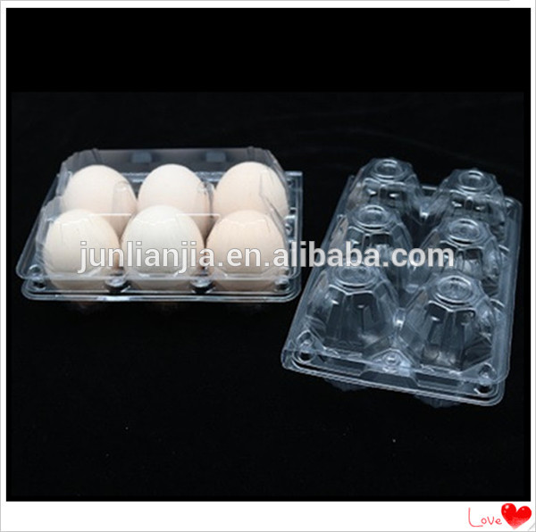 使い捨てのプラスチック製の卵の包装箱6穴熱い販売-包装用トレー問屋・仕入れ・卸・卸売り