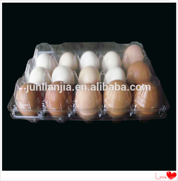clear使い捨て15ホール安い透明なプラスチックの卵の容器-包装用トレー問屋・仕入れ・卸・卸売り