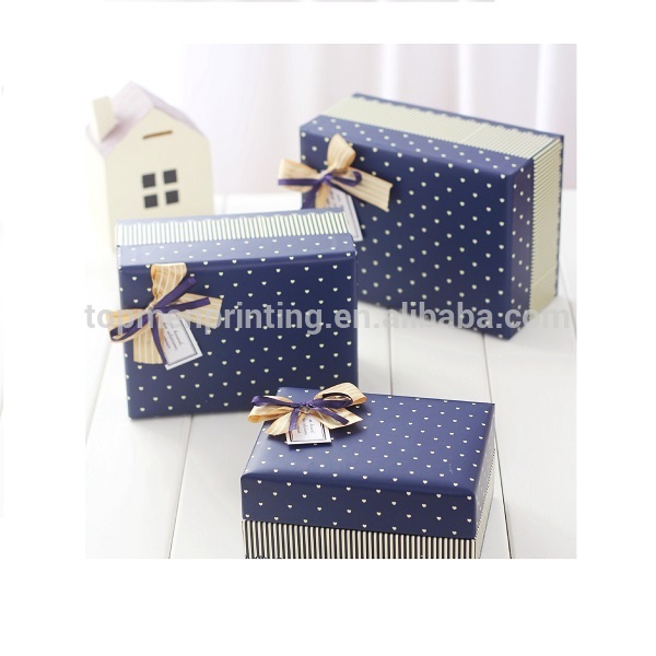 蝶ネクタイ包装箱用結婚式の好意、 装飾さ れ た ギフト ボックス付き蓋-梱包箱問屋・仕入れ・卸・卸売り