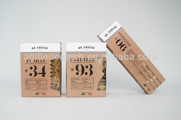 トップ販売の紙包装ボックス2015イタリア用段ボール紙麺包装ですがファルファッレ-梱包箱問屋・仕入れ・卸・卸売り