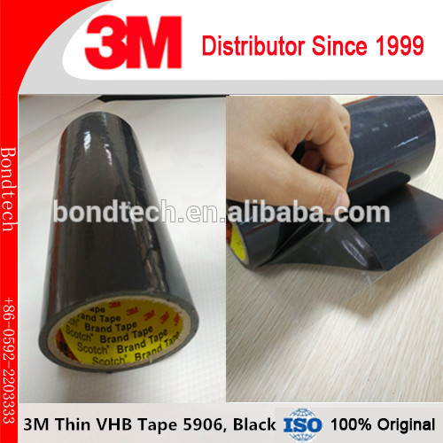 3メートル5906、5907、5908,5909黒vhbテープ使用用接合金属とプラスチック-粘着テープ問屋・仕入れ・卸・卸売り