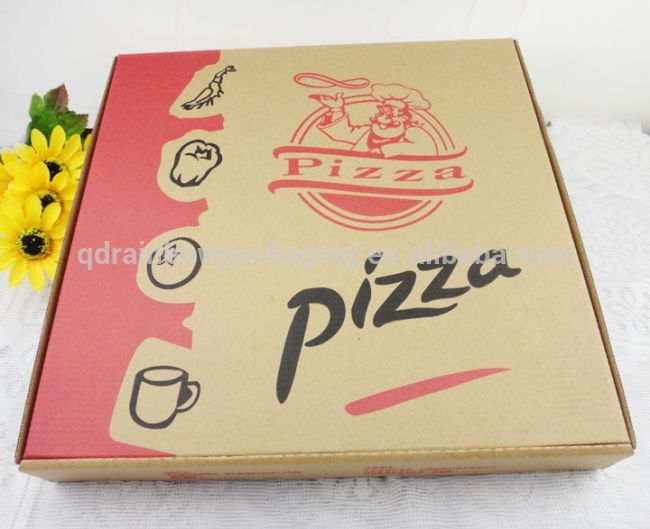 pizza box paper pizza box corrugated E flute pizza box-梱包箱問屋・仕入れ・卸・卸売り