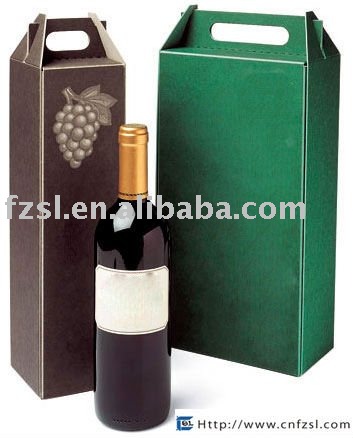 PWXJS001段ボール紙のワイン箱-梱包箱問屋・仕入れ・卸・卸売り