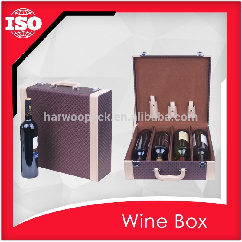 新しい設計高品質2014年革のワインケース-梱包箱問屋・仕入れ・卸・卸売り