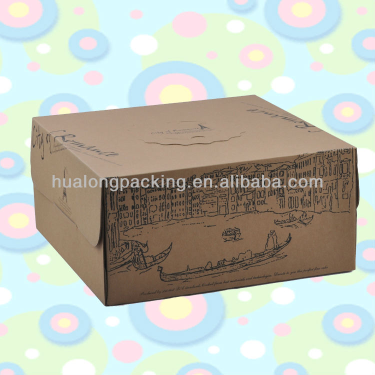 ラグジュアリー2015高品質段ボールケーキボックス-梱包箱問屋・仕入れ・卸・卸売り