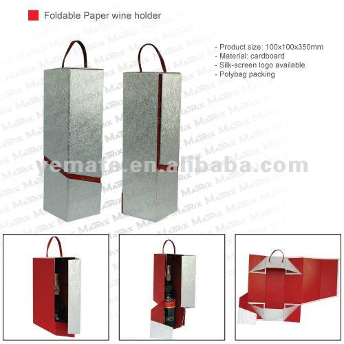 Foldableワイン箱 --WB-26-梱包箱問屋・仕入れ・卸・卸売り