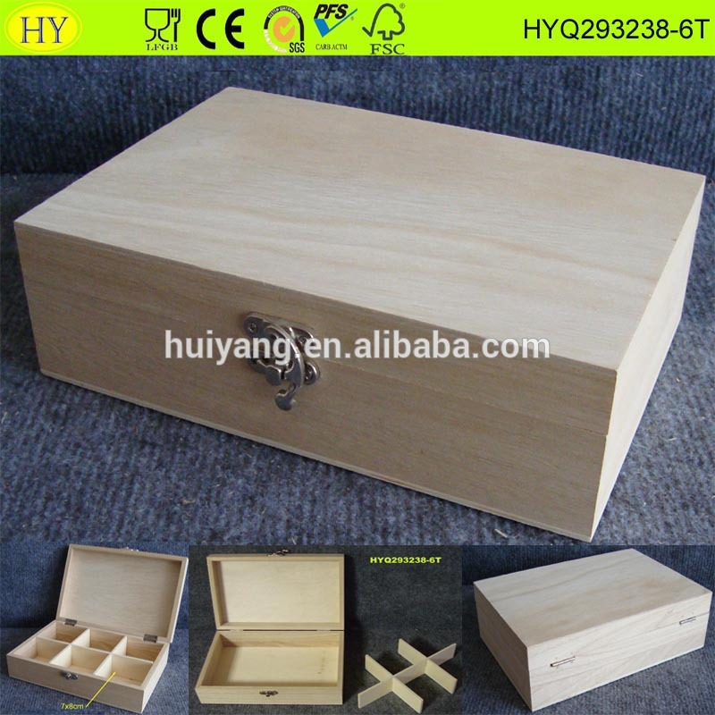安い木製茶箱木製ハーブボックス未完ウッドボックス用茶バッグ-梱包箱問屋・仕入れ・卸・卸売り