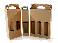 2016新しいデザインクラフト紙ボックス用ワイン-梱包箱問屋・仕入れ・卸・卸売り