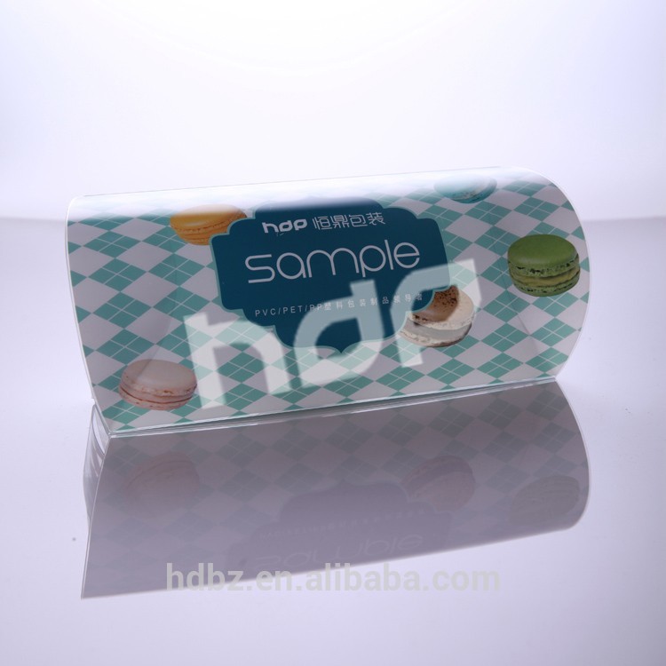 カスタマイズされたデザインファンシーpvc ppペットマカロン包装箱-梱包箱問屋・仕入れ・卸・卸売り