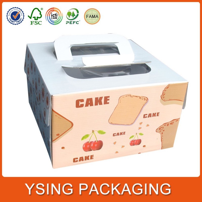 食品グレードとaquワニスケーキ用の箱のパッケージデザイン-梱包箱問屋・仕入れ・卸・卸売り
