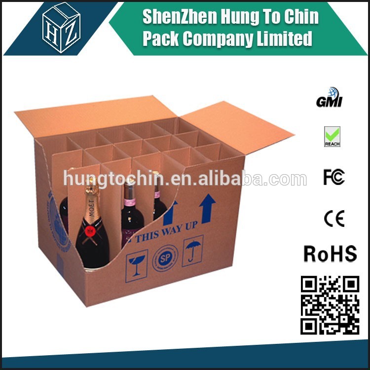 中国製段ボールシャンパンの包装箱-梱包箱問屋・仕入れ・卸・卸売り