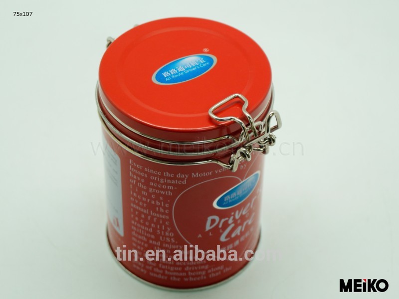 丸い形の茶のブリキ缶メーカー-梱包箱問屋・仕入れ・卸・卸売り
