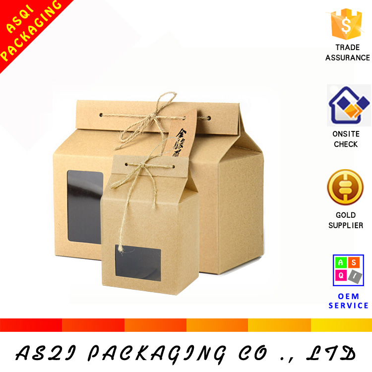 アリ ババ カスタム リサイクル茶色の茶箱デザイン で ウィンドウ-梱包箱問屋・仕入れ・卸・卸売り