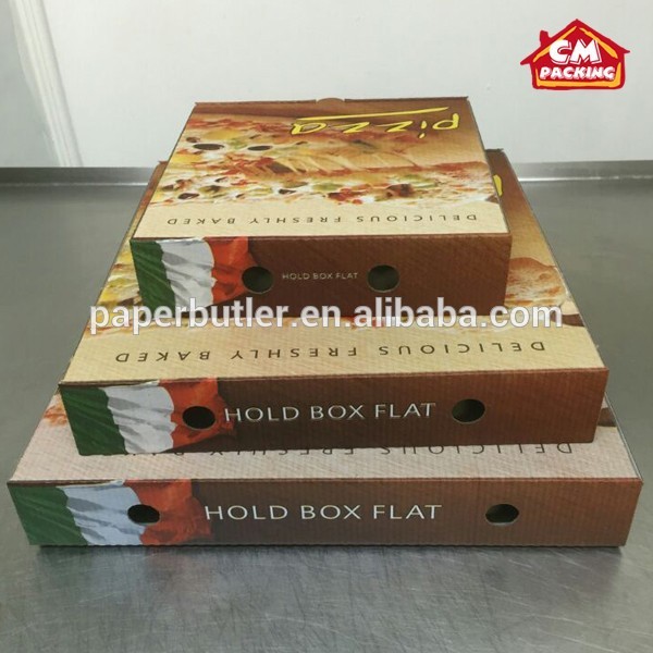 フレキソ印刷されたロゴピザボックス/高品質とリーズナブルな価格ピザボックス-梱包箱問屋・仕入れ・卸・卸売り