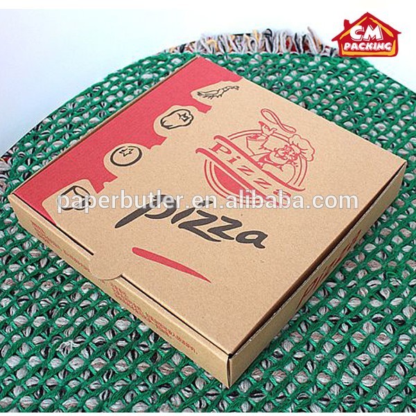 カスタムエコ- フレンドリーな段ボールピザボックス/フレキソ印刷されたピザの箱中国から-梱包箱問屋・仕入れ・卸・卸売り