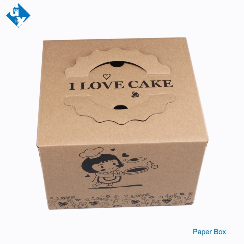 6インチケーキ紙包装箱でウィンドウケーキポップボックス-梱包箱問屋・仕入れ・卸・卸売り