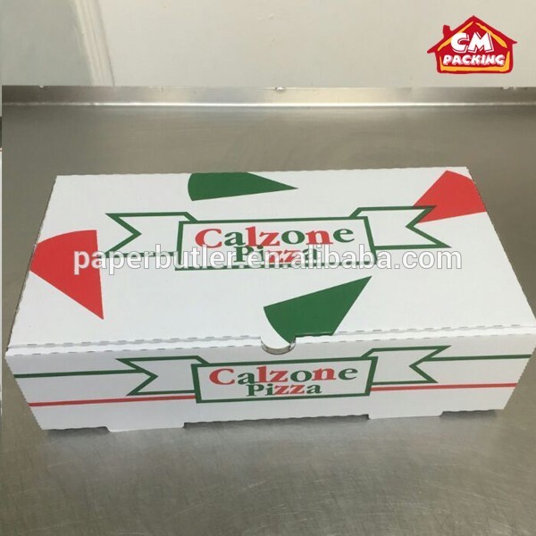 安いカスタム印刷された強力なパッケージング白イタリアeフルートのピザボックス-梱包箱問屋・仕入れ・卸・卸売り