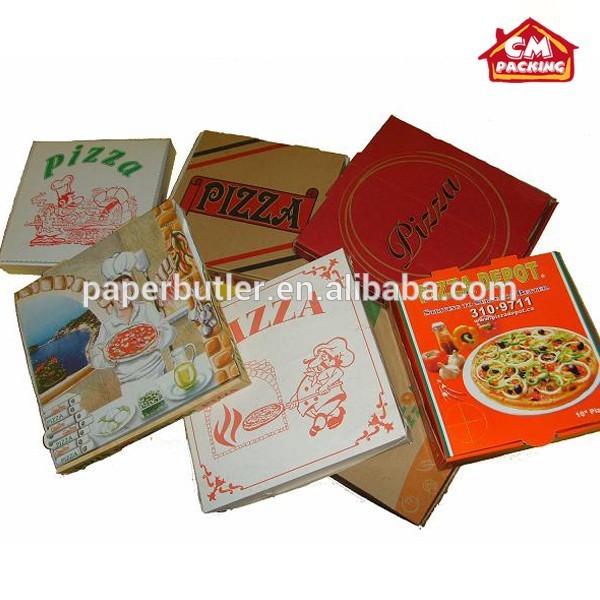 カスタマイズされた印刷された段ボール紙のピザボックス競争力のある価格で-梱包箱問屋・仕入れ・卸・卸売り