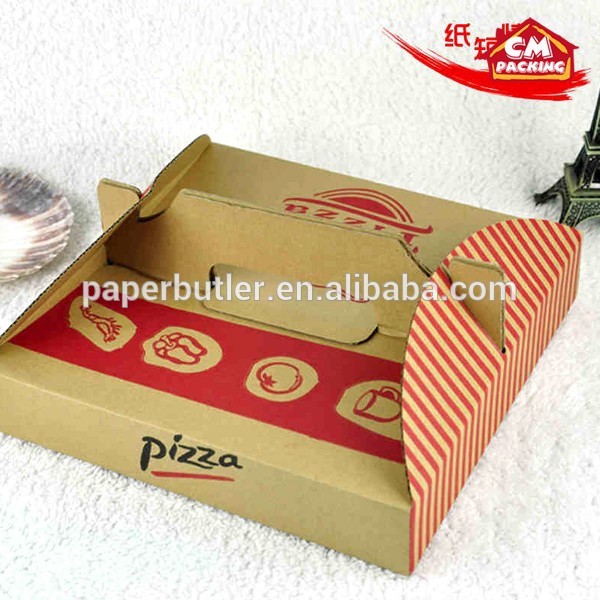カスタムe- フルートのピザの箱/優れた工場、 中国からピザボックスを印字-梱包箱問屋・仕入れ・卸・卸売り