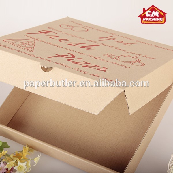 印刷された段ボール紙高品質冷凍ピザのパッケージングボックス-梱包箱問屋・仕入れ・卸・卸売り