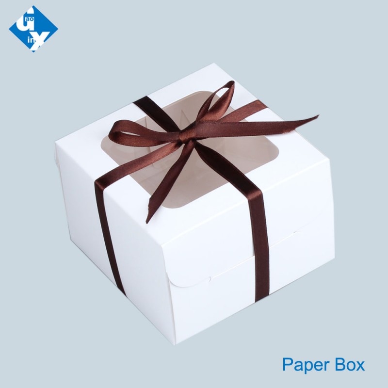 白またはクラフト紙ケーキボックス用ウェディングケーキボックスデザイン-梱包箱問屋・仕入れ・卸・卸売り