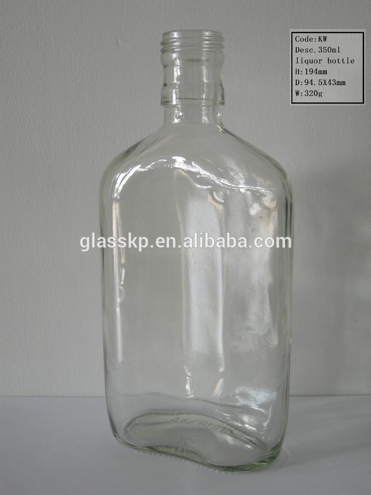 350 ミリリットル ブランデー グラス ボトル/酒ガラス ボトル/精神ガラス ボトル-ボトル問屋・仕入れ・卸・卸売り