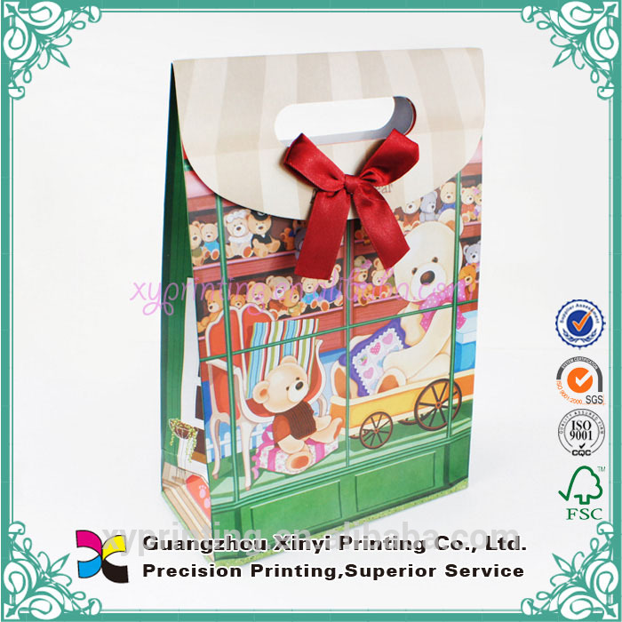 広州新しいスタイルfatory高- 品質のペストリーの紙袋のロゴで-包装袋問屋・仕入れ・卸・卸売り