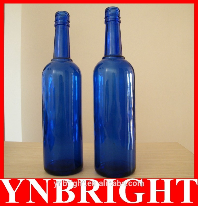 青い色のウィスキーボトル-ボトル問屋・仕入れ・卸・卸売り