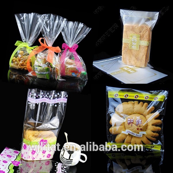 食品グレードのカスタム印刷された高透明oppビニールパンの袋-包装袋問屋・仕入れ・卸・卸売り