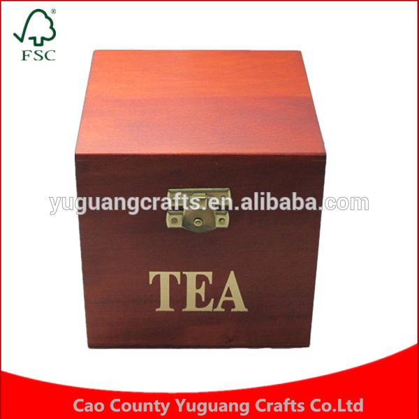 家族や友人グレートギフトアイデア木材形見茶箱-梱包箱問屋・仕入れ・卸・卸売り