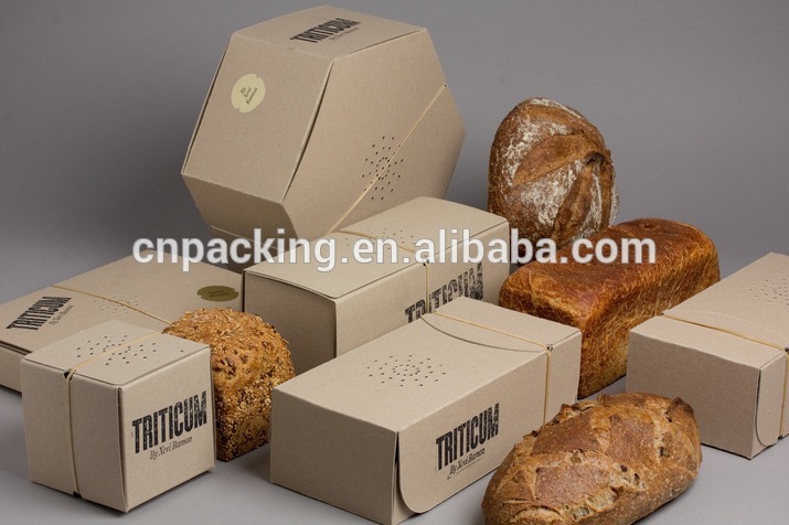 リサイクル可能なエコ- フレンドリーな食品のお持ち帰り名刺用パン用ボックス-包装袋問屋・仕入れ・卸・卸売り