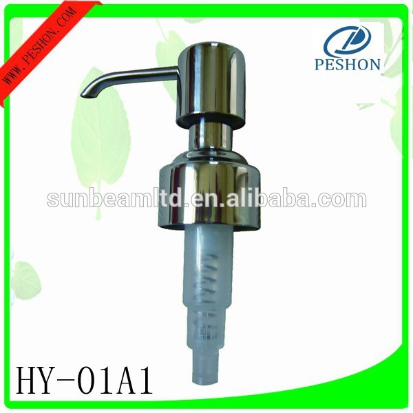 HY-01A1 28/400、1-2CC、ポリッシュ304ステンレス鋼液体石鹸ディスペンサーポンプ-ふた、キャップ類問屋・仕入れ・卸・卸売り