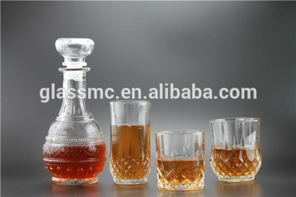 高品質クリスタルガラス飲料カップセット品質certifice-ボトル問屋・仕入れ・卸・卸売り
